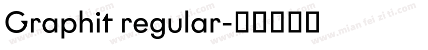 Graphit regular字体转换